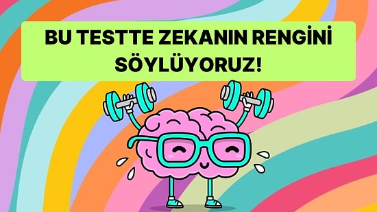 Bu Testte Verdiğin Cevaplara Göre Zekanın Rengini Söylüyoruz!