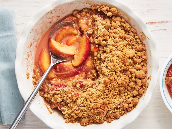 9. Şeftalili Crumble