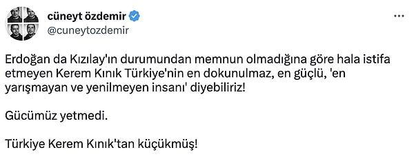 Erdoğan'ın bu açıklaması da sosyal medyada gündem oldu. Birçok kişi 'Neden hala görevden almıyorsunuz?' sorusunu sordu.