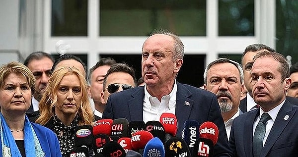 Memleket Partisi Genel Başkanı Muharrem İnce, "Hiçbir bahaneleri kalmasın, yoksa seçimi kaybettiklerinde seçimin sabahı bütün suçu bize atacaklar" diyerek cumhurbaşkanlığı adaylığından çekilmişti.