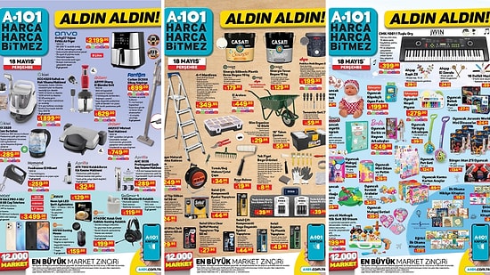 A101'e 4 Tekerlekli Valiz Seti Geliyor! 18 Mayıs 2023 A101 Aldın Aldın Kataloğu