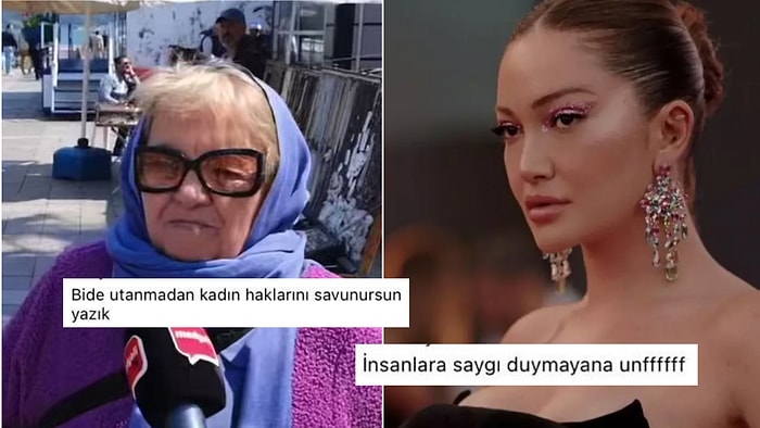 Sokak Röportajında Küfreden Teyzeyi Profil Fotoğrafı Yapan Danla Biliç Tepki Çekti