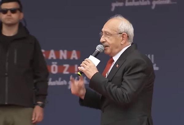 Kemal Kılıçdaroğlu dün yapılan Samsun ve Ankara mitinglerinde çelik yelek giymişti.