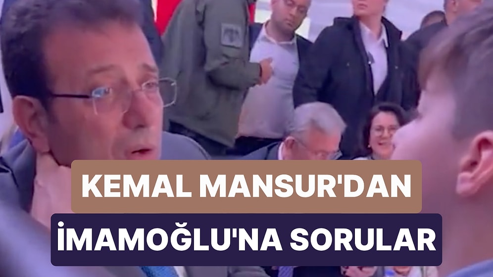 Mansur Yavaş'ın Torunu Kemal Mansur, Ekrem İmamoğlu'nu Sorularıyla Terletti