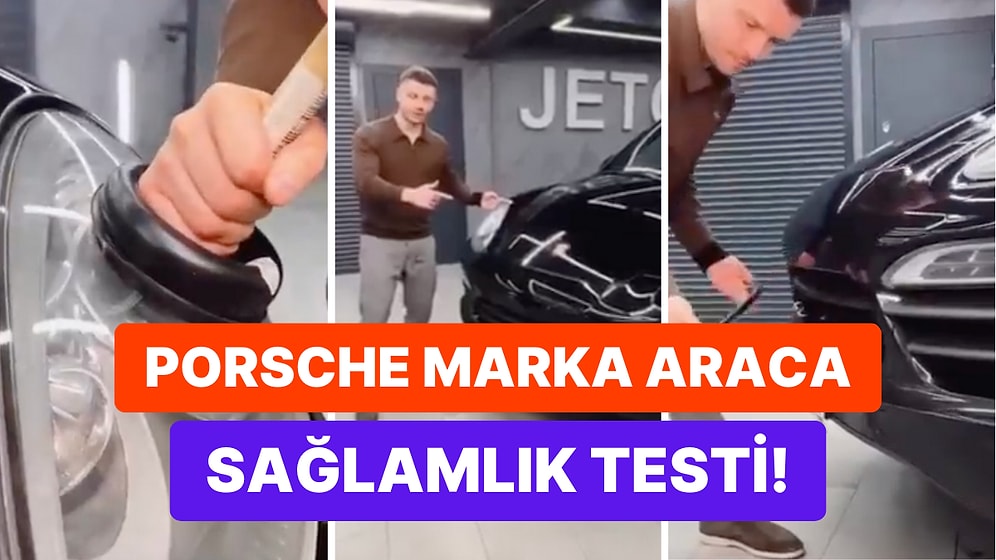 Otomobillerin Sağlamlığını Test Eden Fenomenin Porsche Marka Araca Yaptıkları İçinizi Acıtacak!