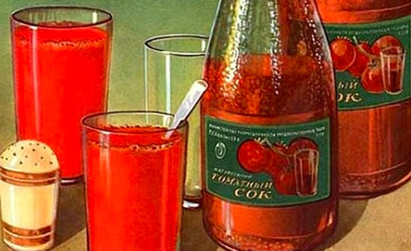 10. Что насчет стакана томатного сока?