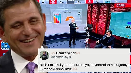 Seçim Yayınlarının Heyecanla Takip Edilen İsmi Fatih Portakal İzleyicisini Yine Yükseltmeyi Başardı