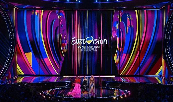 Liverpool Arena'nın ışıkları bu defa Eurovision için yakıldı