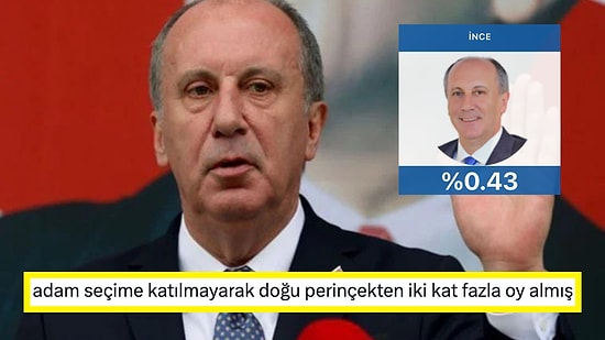14 Mayıs Seçimlerinde Adaylıktan Çekilen Muharrem İnce'nin Topladığı Oylar Sosyal Medya Gündeminde