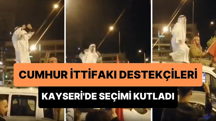 Cumhur İttifakı Destekçilerinin Kayseri'deki Kutlama Görüntüleri Sosyal Medyada Gündem Oldu