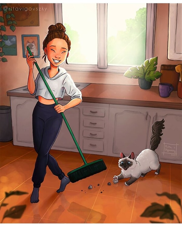 20. Вдвоем и убираться веселее