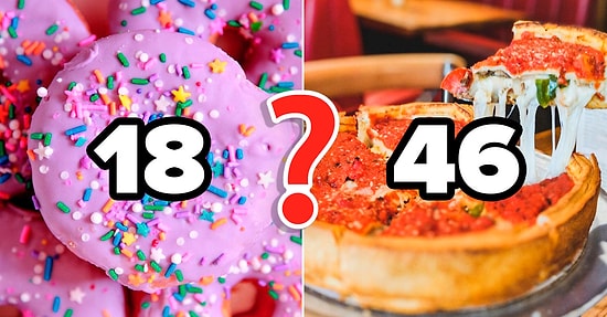 Тест: Выберите еду каждого 🌈 цвета, а мы попытаемся угадать, сколько вам лет