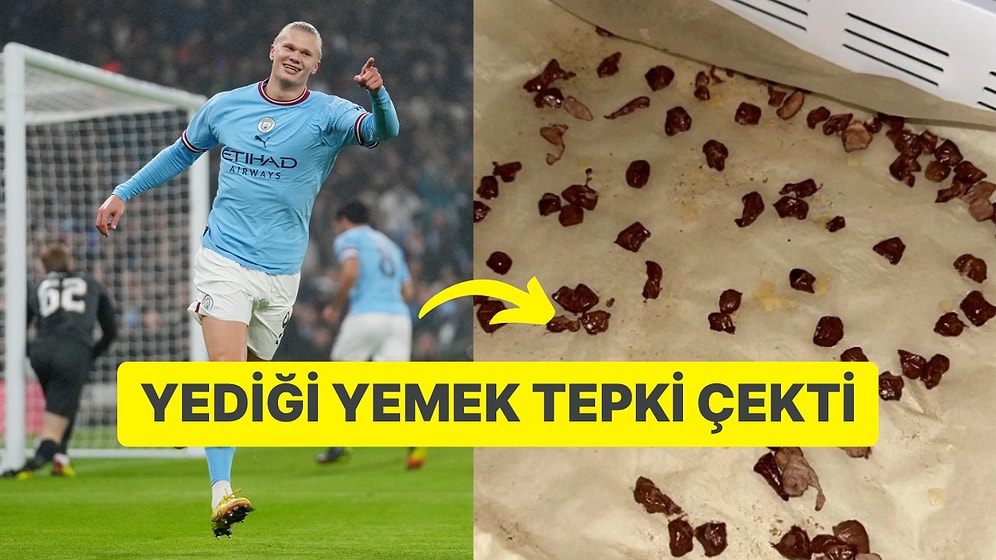 Takipçilerinin Midesini Bulandırdı! Erling Haaland, Bu Kez Golleriyle Değil Yedikleriyle Gündemde