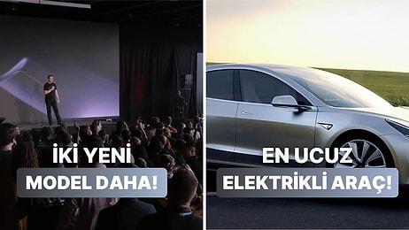 Elon Musk Açıkladı: Tesla İki Yeni Araç Modelini Daha Piyasaya Sürecek!