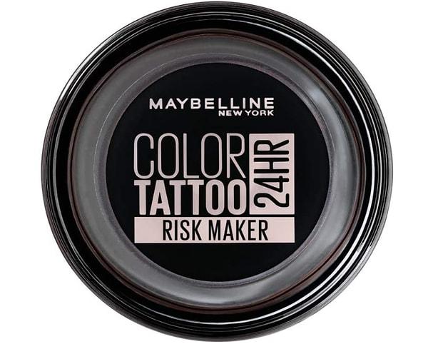 13. Maybelline New York New York Color Tattoo 24HR Krem Göz Farı - 190 Risk Maker