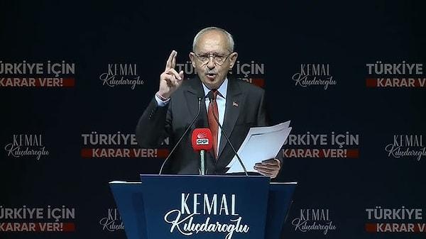 CHP Genel Merkezi'nde konuşan Kemal Kılıçdaroğlu'nun açıklamaları kısa sürede gündemin merkezine oturdu.