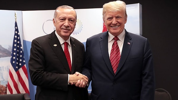 Dönemin ABD Başkanı Donald Trump'ın, Cumhurbaşkanı Erdoğan'a bir mektup gönderdiği iddia edilmişti.