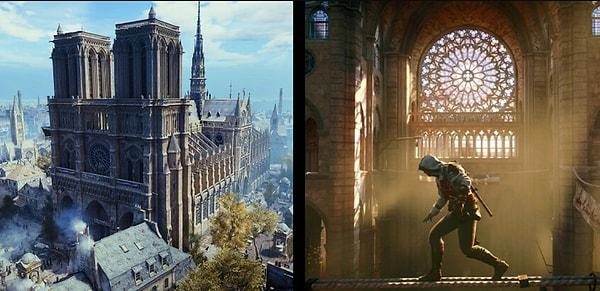 3. Fransa hükümeti, 2019 yılında çıkan yaygında ciddi hasar alan Notre Dame Katedrali'nin restorasyonu için Assassin's Creed: Unity ekibinden yardım aldı.