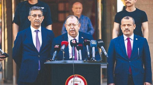 Ertesi gün YSK Başkanı Ahmet Yener, seçimin ikinci tura kaldığını açıkladı.