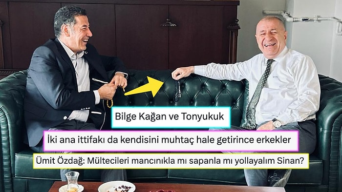 Gündemi Değerlendirmek İçin Buluşan Sinan Oğan ve Ümit Özdağ'ın Karelerine Gelen Yorumlar