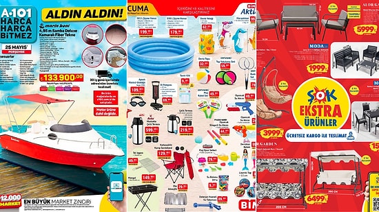 İndirim Günleri Başlıyor! 20 - 27 Mayıs Haftasında A101, BİM ve ŞOK Aktüel Ürünler Listesinde Ne Var?