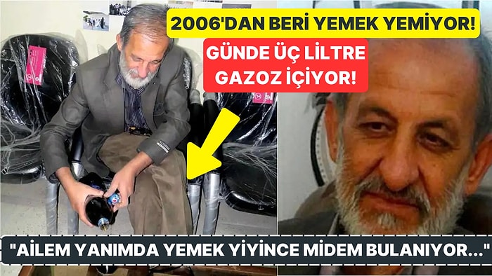 17 Yıldır Ağzına Tek Lokma Koymayıp Sadece Gazlı İçeceklerle Beslenen Adamdan Beyin Yakan Açıklamalar