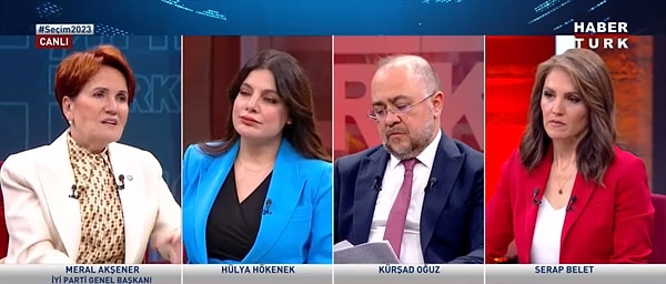 Habertürk yayınına katılan Akşener'e, Oğan'ın aldığı karar soruldu.