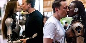 Загадочное фото, на котором Элон Маск целует робота, озадачил интернет – но все не так, как кажется