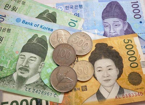 1. Güney Kore wonu, Çin yuanı ile Japon yeni ile birlikte bu üç eş kökenli para biriminin bir kolunu oluşturur.