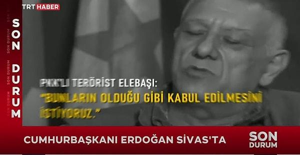 O videoda PKK'lı teröristlerin röportajları yayınlanırken Millet İttifakı Cumhurbaşkanı Adayı ve CHP Genel Başkanı Kemal Kılıçdaroğlu da PKK destekçisi olarak gösterildi.
