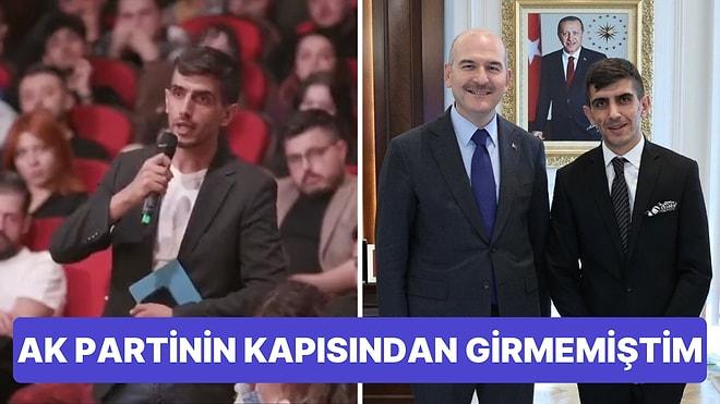Babala TV'de "AK Parti Teşkilatlarından İçeriye Girmedim" Diyen Gencin Soylu ile Tanıştığı Ortaya Çıktı