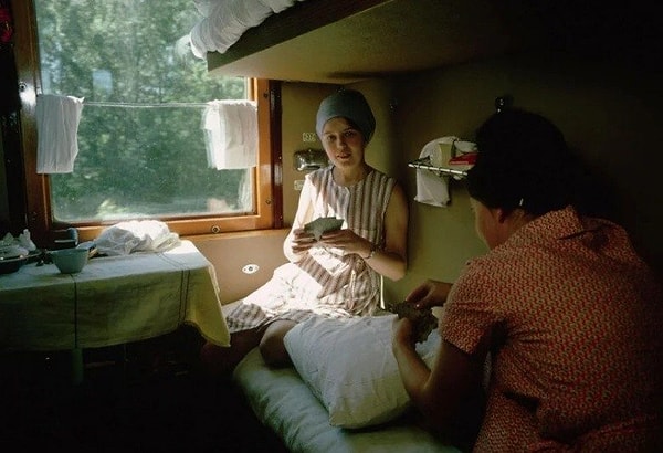 19. В поезде Москва-Владивосток (1967 год).