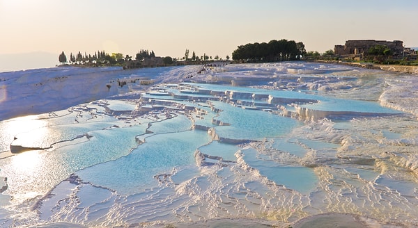 The Unique Travertine Terraces: