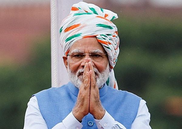 8. Hindistan Başbakanı Narendra Modi 88.7m takipçi ile Trump'ı sollamış.