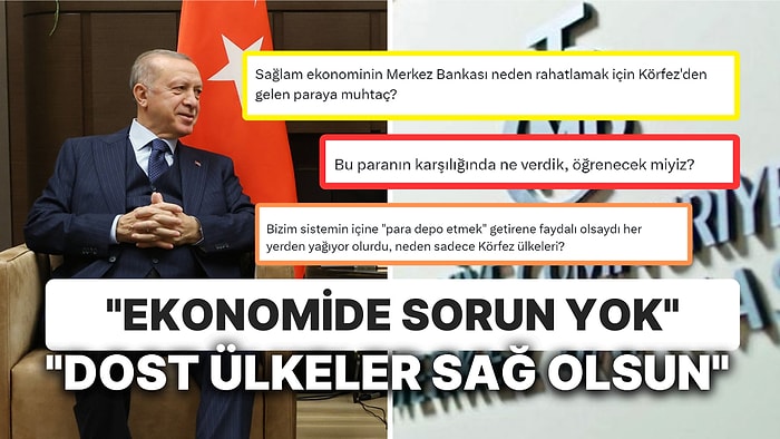 Erdoğan "Dost Ülkeler Türkiye'de Para Depoladı" Deyince Ekonomistler Sordu: "Karşılığı Ne?"