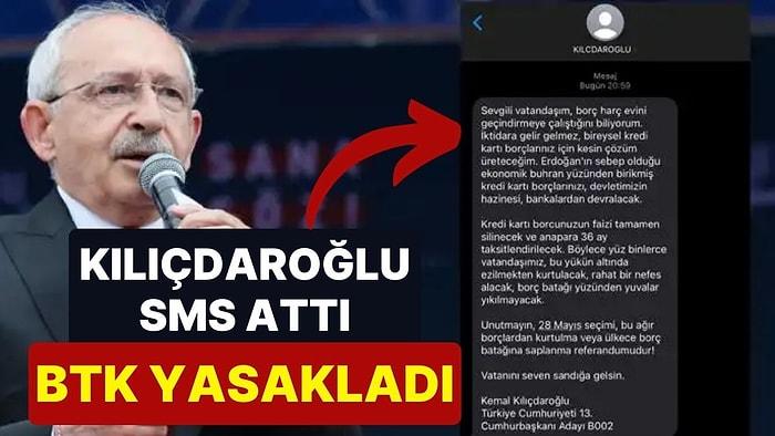 Kemal Kılıçdaroğlu SMS ile Seçim Propagandası Yapınca BTK'dan Yasak Geldi