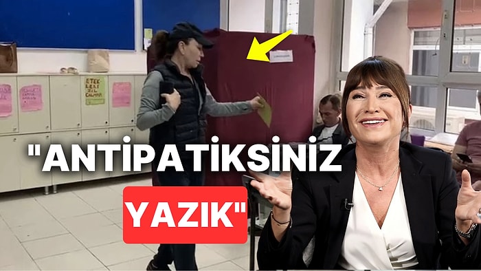 Oy Kullanmaya Giden Demet Akbağ Bir Kadın Basın Mensuplarıyla Tartışınca Sinirlerine Hakim Olamadı