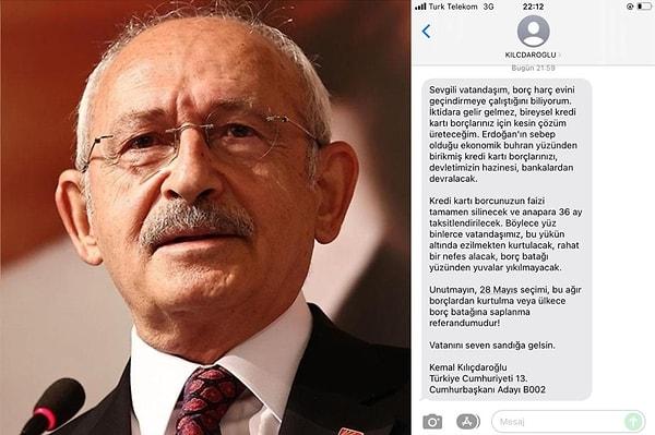 BTK, Kemal Kılıçdaroğlu’nun SMS ile seçim kampanyası yapmasına yasak getirmiş ve operatörler Kılıçdaroğlu’nun numarasını engellemişti.