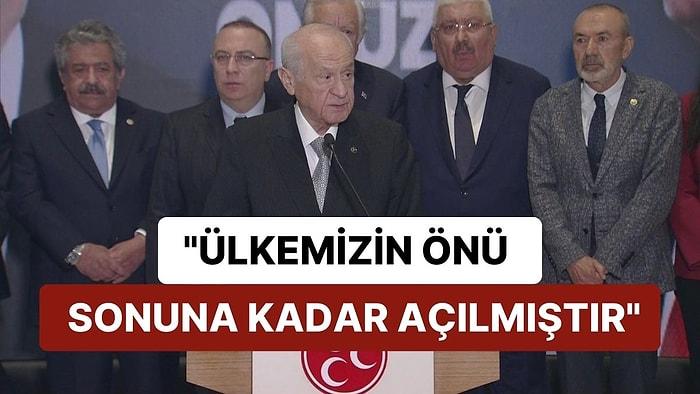 Devlet Bahçeli: "Ülkemizin Önü Sonuna Kadar Açılmıştır"