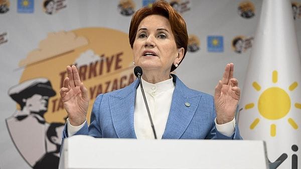 Meral Akşener, hatırlanacağı üzere, Kemal Kılıçdaroğlu'nun Cumhurbaşkanlığı adaylığına karşı çıkmış ve seçilecek adayın o olmadığını söylemişti.