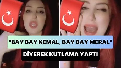 'Bay Bay Kemal, Bay Bay Meral' Diyerek Seçim Zaferini Kutlayan Yabancı Uyruklu