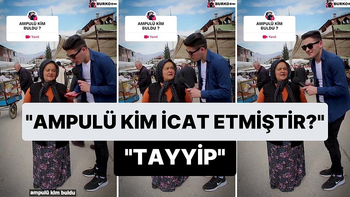 'Ampulü Kim İcat Etmiştir?' Sorusuna 'Tayyip' Cevabını Veren Kadın