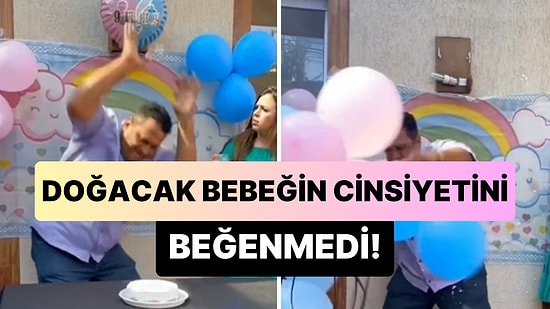 Sen Nasıl Babasın?! Doğacak Bebeğinin Cinsiyetini Beğenmeyince Ortalığı Birbirine Katan Baba!