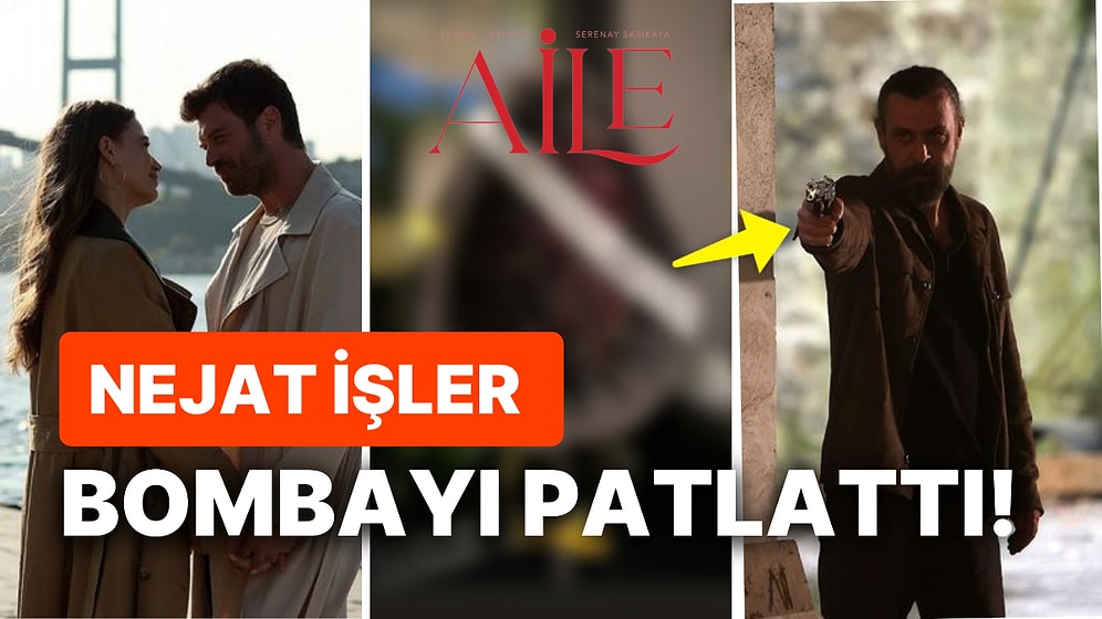 Aile Dizisinin Sezon Finali Yemeğine Cihan Soykan'ı Canlandıran Nejat İşler'in Hediyesi Damga Vurdu!