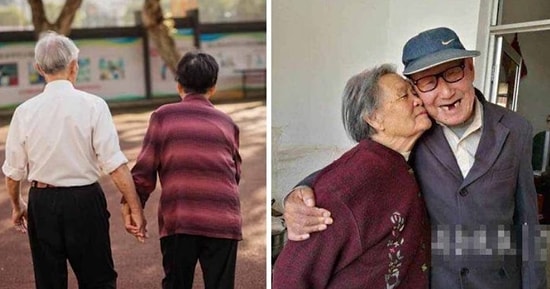 Они любили друг друга с детства и смогли пожениться только, когда ему стало 93, а ей - 87