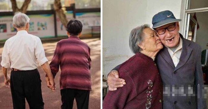 Они любили друг друга с детства и смогли пожениться только, когда ему стало 93, а ей - 87