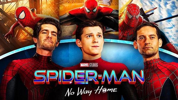 Spiderman: No Way Home filminde Tom Holland'a, alışık olduğumuz diğer örümcek adamlarımız da eşlik etmişti.