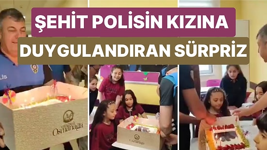 Şehit Polis Mustafa Çetinin Kızının 10. Yaş Günü Babasının Arkadaşları Tarafından Kutlandı