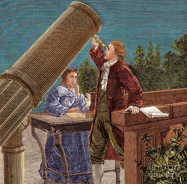 William Herschel bir müzisyen ve astronomdu ve kardeşini hem müzikte hem de astronomide eğitti.