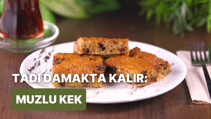 Yapması Kolay, Lezzeti Olay: Muzlu Kek Nasıl Yapılır?